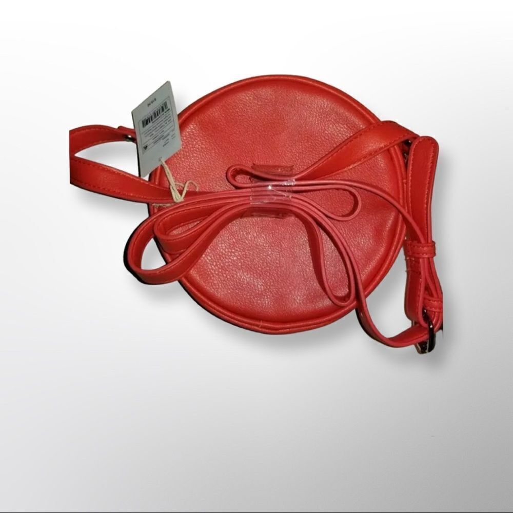 Mad Love Crossbody Holiday Bag NWT Red Candy Cane Glitter Peppermint - Picture 4 of 9